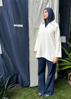 Indigo Stripe Unisex Shirt