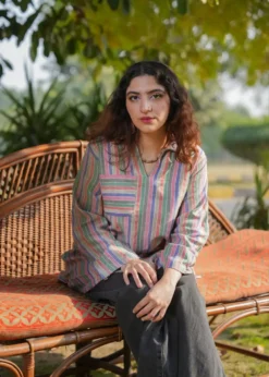 Multicolour Twill Loom Shirt